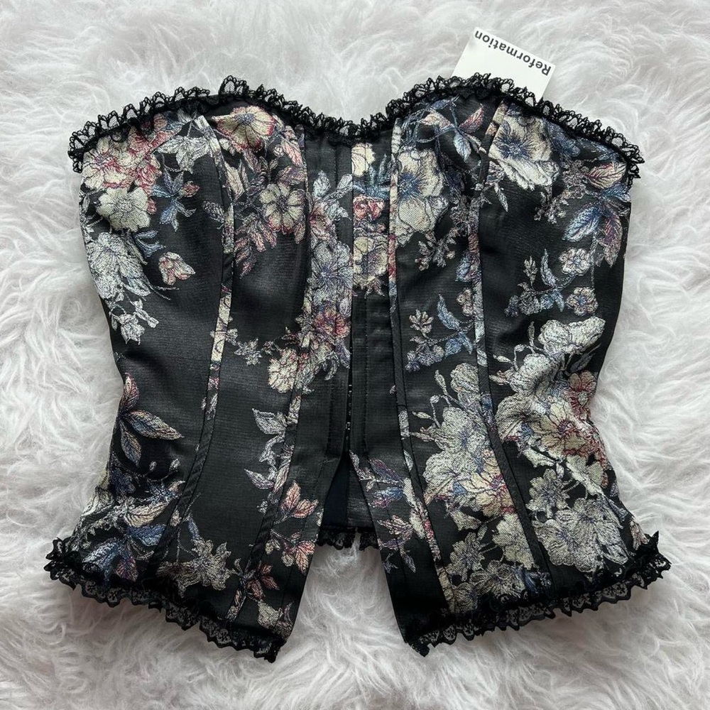 Reformation corset top NWT